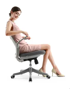M59 sıcak yeni ofis personel koltuğu kaldırma ve çok fonksiyonlu katlanır kol dayama ayarlanabilir ofis koltuğu
