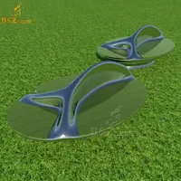 Sculpture de chaise de banc en métal d'art de jardin extérieur urbain en acier inoxydable 304 de haute qualité
