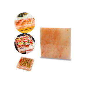 Placa de Sal del Himalaya para Cocinar en Estufa de Gas y Parrilla Eléctrica, 8x4x2 Pulgadas, Resistente al Calor, Certificada ISO HACCP - Product Image 1