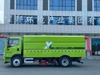 Camion spécial de véhicule de nettoyage de route de largeur de balayage électrique pur de 3M pour le camion de balayeuse de rue d'industries de construction
