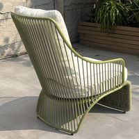 Meubles d'extérieur, chaises longues pour balcons, cours, tables et chaises de loisirs nordiques en rotin tressé créatif, canapés