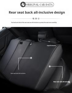 เบาะนั่งหนัง5-seater หรือ<span class=keywords><strong>7</strong></span>-seater สุดหรูดีไซน์ระบายอากาศได้ดีใช้ได้กับ99% ของรถยนต์ในท้องตลาด - Product Image 6