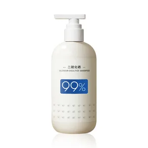 Shampoo anti-caspa e antifúngico para couro cabeludo com comichão e seco, shampoo de dermatite seborreica de selênio dissulfeto de marca própria