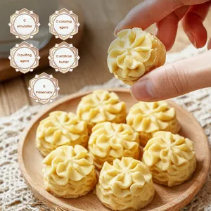 Biscuits Nuages Moelleux Salés en Gros, Biscuits Beurre Cuisinés Multi-Saveurs en Sachets, Snacks Traditionnels Chinois - Product Image 3
