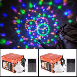 Lámpara de bola mágica regulable de 3 engranajes con energía Solar recargable por USB, iluminación colorida para jardín para acampar, fiestas de cumpleaños, jardines - Product Image 4