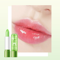 Baume à lèvres changeant de couleur en fonction de la température, hydratant, longue tenue, rouge à lèvres teinté naturel, vente en gros, logo personnalisé
