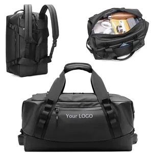 Premium-Qualität Leder schwarzer Rucksack Berge Land intelligente Tasche Pack Reisetasche verfügbar zum Großhandelspreis