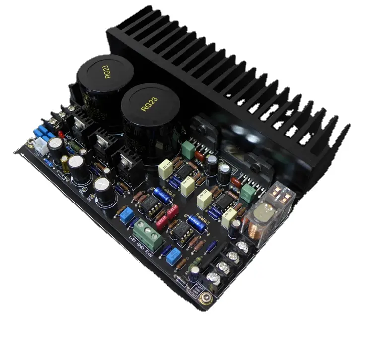 Placa amplificadora de áudio lm3886, conjunto de amplificadores estéreo de alta potência op07 dc 5534 independente op amp pcb diy