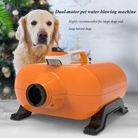 Séchoir pour animaux de compagnie à double moteur 3000W-Souffleur de toilettage pour chiens haute puissance avec vitesse et chaleur réglables