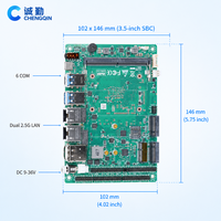Carte mère industrielle embarquée Wildcat Lake DDR5 6 ports COM double LAN 2.5G pour l'automatisation et les systèmes de point de vente