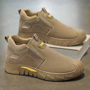 2025 Spring <b>Men's</b> Sports One-Pedal Soft-Soled <b>Work</b> <b>Shoes</b> Breathable Industrial Dad's Labor Protection Dirty-Resistant - Product Image 3
