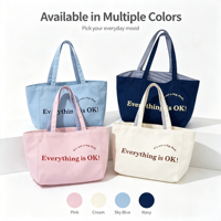 Sac fourre-tout en toile de coton recyclable imprimé avec un slogan personnalisé, ouverture supérieure, grande capacité, écologique, réutilisable, cadeau, 6oz-16oz