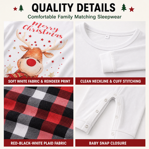 Pijamas Familiares de Navidad 2026, Pijamas para Madre e Hijos, Pijamas Personalizadas a Juego para Familia, Ropa para Bebés, Niños y Niñas - Product Image 3