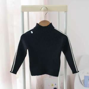 เสื้อสเวตเตอร์เด็กผู้ชาย แขนลายทาง คอสูง รุ่น KS7076 สำหรับเด็กอายุ 1-5 ปี - Product Image 4