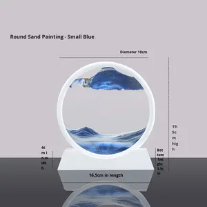 นาฬิกาทรายตกแต่งบ้านสไตล์นอร์ดิก TENGEI แบบ 3 มิติ พร้อมทรายไหลได้ รูปภูเขา ของตกแต่งโต๊ะสำหรับงานปาร์ตี้ - Product Image 4