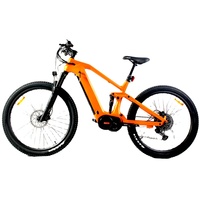 Vélo de montagne électrique en fibre de carbone 29 pouces, vélo de montagne électrique de haute qualité, moteur central Bafang 1000W, suspension intégrale, vélo électrique sport