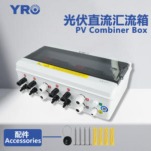 กล่องรวมสายไฟฟ้าโซลาร์เซลล์ YRO 4 ช่องอินพุต 2 ช่องเอาต์พุต 550V DC พร้อมฟิวส์ป้องกันฟ้าผ่า โมดูลกันน้ำ ติดผนัง - Product Image 4