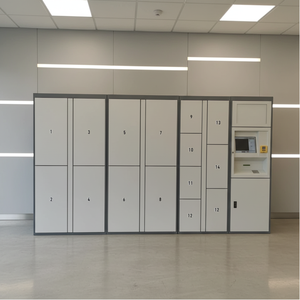 Cerradura Electrónica Inteligente en Oferta, Armario para Equipaje Exterior Ensamblado, Pantalla Táctil, Almacenamiento para Aeropuertos/Estaciones de Tren, Construcción de Acero - Product Image 1