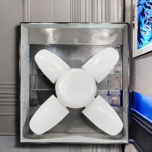 28W E27 LED Collapsible Desk and Table Lamp Four-<b>Leaves</b> Design AC-Powered Home Ceiling <b>Light</b> for Residential Use - Product Image 3