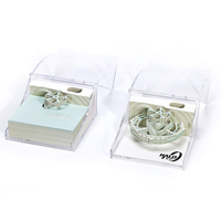 Bloc-notes et notes adhésives en papier 3D créatif, cadeau artistique de luxe avec option de logo personnalisé pour amis et clients