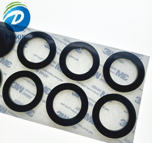 Deson Silicon Sponge Double Stick Laser Cut Tape Sheets Keyboard Anti slip Furniture <strong>Rubber</strong> <strong>Stop</strong> Bumper Non-<strong>stop</strong> Pad Washer - Product Image 1