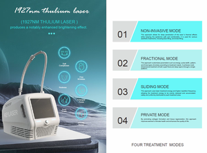 Non ablatif 1927nm <span class=keywords><strong>Laser</strong></span> fractionné Thulium <span class=keywords><strong>Laser</strong></span> Fiber Beam livraison bricolage 1927nm éréduction lignes fines Style stationnaire - Product Image 4