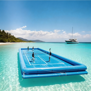 Cancha de Pickleball Flotante Inflable, Ligera y Portátil, Espacio Premium para Juegos Acuáticos y de Ocio - Product Image 1