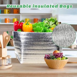 Borsa da <span class=keywords><strong>asporto</strong></span> con consegna cibo caldo veloce borsa da consegna cibo con isolamento termico per bevande fredde surgelate - Product Image 6