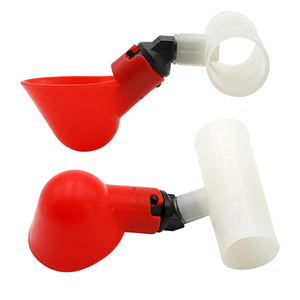 Tự động sử dụng nhựa chim gia cầm nước uống cup chim cút Pigeon waterer uống bát với PVC TEE phụ kiện - Product Image 2