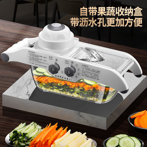 <b>Multi</b> <b>Functional</b> <b>Vegetable</b> Slicer Lemon Potato <b>Cutter</b> Easy To Operate For Home Milk Tea Shop Fruit Processing - Product Image 4