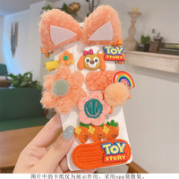 Tsick – pinces à cheveux en peluche pour femmes et filles, mignonnes franges latérales, ornement Koala ours, Barrettes douces, épingles à cheveux, accessoires pour cheveux, 2022