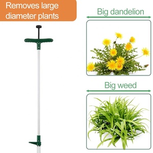 Estrattore di erbacce in metallo con manico lungo - Product Image 1