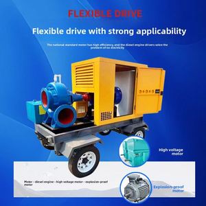 ปั๊มน้ำแบบผสมไหลแนวนอน 12 นิ้ว 300HW 15 แรงม้า จากโรงงานโดยตรง ทนทานต่อภาวะภัยแล้ง ระบายน้ำท่วม ระบายน้ำเสีย อัตราการไหลสูง - Product Image 5