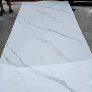 Hot Selling 4X8 Plastic Decoration Wall Panel Uv Pvc Marble Alternative Sheet