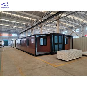 Casa Contenedor Expandible al por Mayor, 2, 3, 4 Dormitorios, Cocina, Casa Plegable, Villa, Tienda, Casa Prefabricada Modular de Acero - Product Image 1