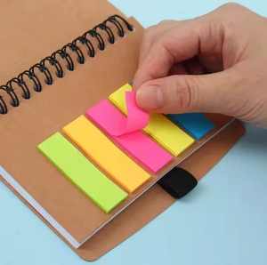 Wholesale <b>Sticky</b> <b>Notes</b> logo Customized Notebook Promotional Notebooks Simple Design with Pen and PE Sticker - Product Image 2