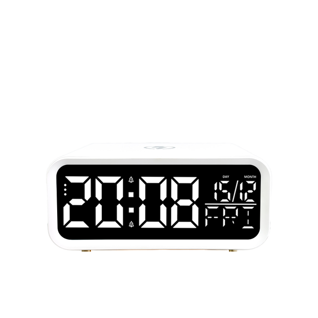 Wholesale New Multi-Functional LED Night Light Display Wireless Charging Digital Electronic Table Alarm Clock Smart Table Clocks