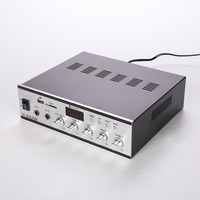 Amplificateur JBHKJ M-60USB 60W 70V/100V 4-16 Ohms à Tension Constante, Câblé, 2 Entrées Micro, Contrôle des Basses et des Aigus, Garantie 1 An