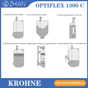 Radar de niveau à ondes guidées KROHNE allemand pour la mesure de liquides et de solides, OPTIFLEX 1300 C, radar de niveau à ondes guidées - Product Image 1