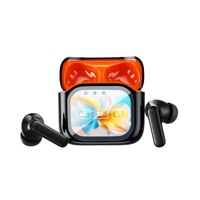 APP Control AI Translator TWS Earbuds JM19 ANC Touch Screen Wireless Earbuds with for 5.4 IPX5 Waterproof & Bass Boost