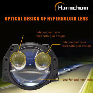 <span class=keywords><strong>M7</strong></span> 3 pulgadas de alta potencia Hi/Lo Beam nuevo diseño dual láser Bi proyector lente LED faros - Product Image 4