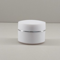 Pots de crème PS portables de 15g, pots de gel pour ongles et pots d'échantillons, emballage personnalisé avec logo directement de l'usine