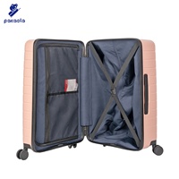 Valise à roulettes personnalisée OEM ODM avec logo, 24 pouces, durable, pour voyages d'affaires, pour les marques japonaises et coréennes