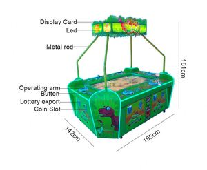 Interactive 6-Player Metal Arcade <b>Machine</b> Coin Operated Ticket Lottery Redemption Game for Kids Adults English Support <b>Amusement</b> - Product Image 4
