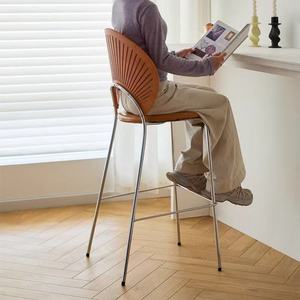 Tabouret de bar moderne, tabouret de comptoir rembourré élégant pour îlot de cuisine et intérieurs de bar - Product Image 4