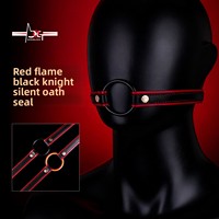 Bâillon buccal en cuir PU de qualité supérieure, équipement de bondage BDSM pour jeux de rôle en couple