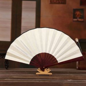 Éventails pliants personnalisés en tissu et bambou, peints sur mesure pour festivals - Product Image 6