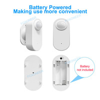 Détecteur de présence humaine Zigbee 3.0 ZG-204ZM, capteur de mouvement PIR à luminosité/distance, angle de détection 105°, portée 0-10M, montage mural/plafond/table