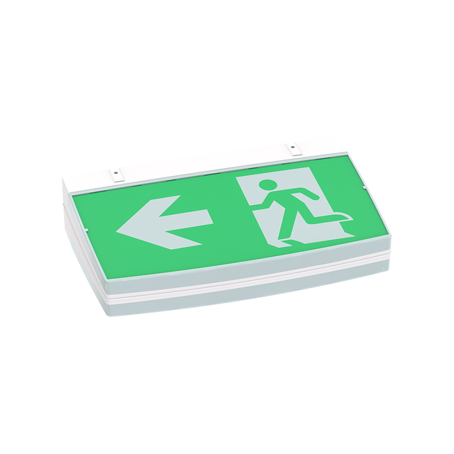 KINOELA Rechargeable Corridor Emergency Lighting bar Fire Safety Evacuation Indicator Light Green Box Escape Exit Sign