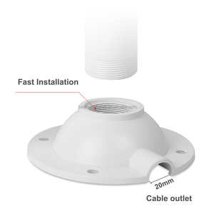 L Loại cánh tay dài An Ninh Dome Khung máy ảnh Hợp kim nhôm Kính thiên văn dọc tường trần đứng cho <span class=keywords><strong>CCTV</strong></span> - Product Image 6